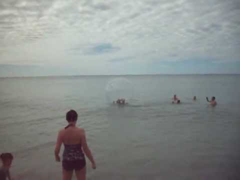 First Zorb Ball in Rincon PR.  Clearly The Best Adventures.  787-533-0608