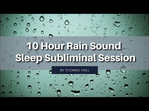 Stop Obsessive Negative Thoughts - (10 Hour) Rain Sound - Sleep Subliminal - By Minds in Unison