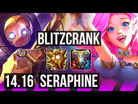 BLITZCRANK & Ezreal vs SERAPHINE & Ashe (SUP) | Rank 10 Blitz, 1/5/24 | BR Challenger | 14.16