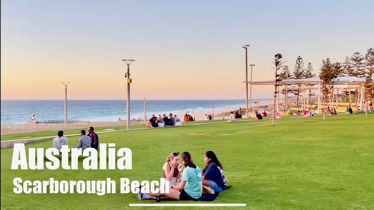 Embark on an immersive walking tour along Scarborough Beach.