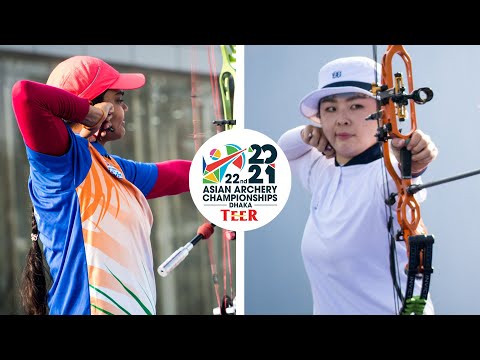 Jyothi Surekha Vennam v Oh Yoohyun – compound women's gold | Dhaka 2021 Asian Archery Championships