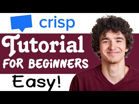 Crisp Tutorial For Beginners | How To Use Crisp