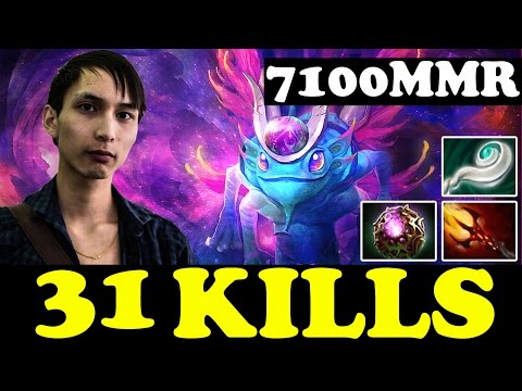 SingSing 7100 MMR Plays Puck WITH 31 KILLS - Ranked Match Gameplay - Dota 2