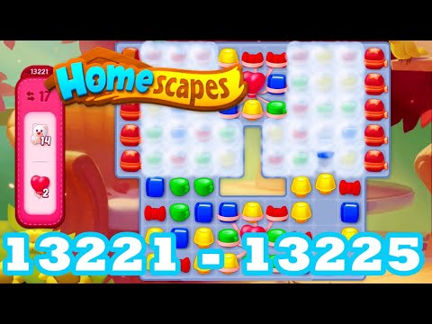 Homescapes Level 13221 - 13225 HD 3 - match puzzle Gameplay | android | IOS | 13222 | 13223 | 13214