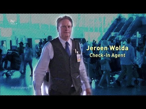 Einsatz am  Frankfurter Flughafen - Check-In Agent