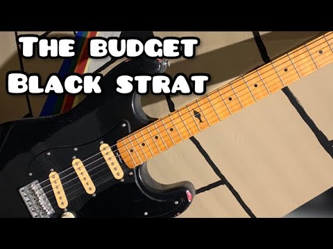 The David Gilmour black Strat on a budget