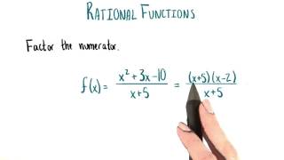 Factor the Numerator - College Algebra