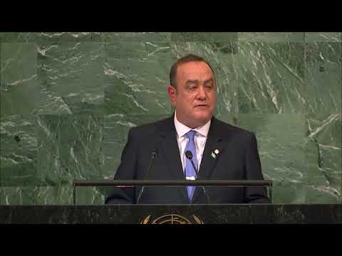 Guatemalan President on Belize Guatemala Dispute