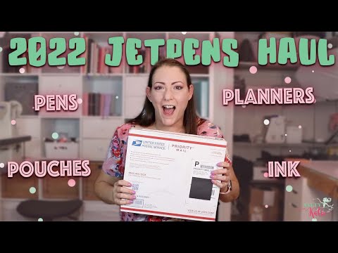 2022 JET PENS HAUL | 2022 PLANNER CHIT CHAT | STATIONERY HAUL | SALTY KATIE