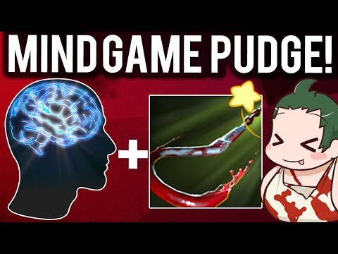 Qupe MIND GAME PUDGE - Imba Max Range Invis Hook Dota 2