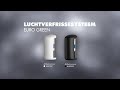 Luchtverfrisserdispenser Quartzline Q25 Euro Green constant zwart 448552