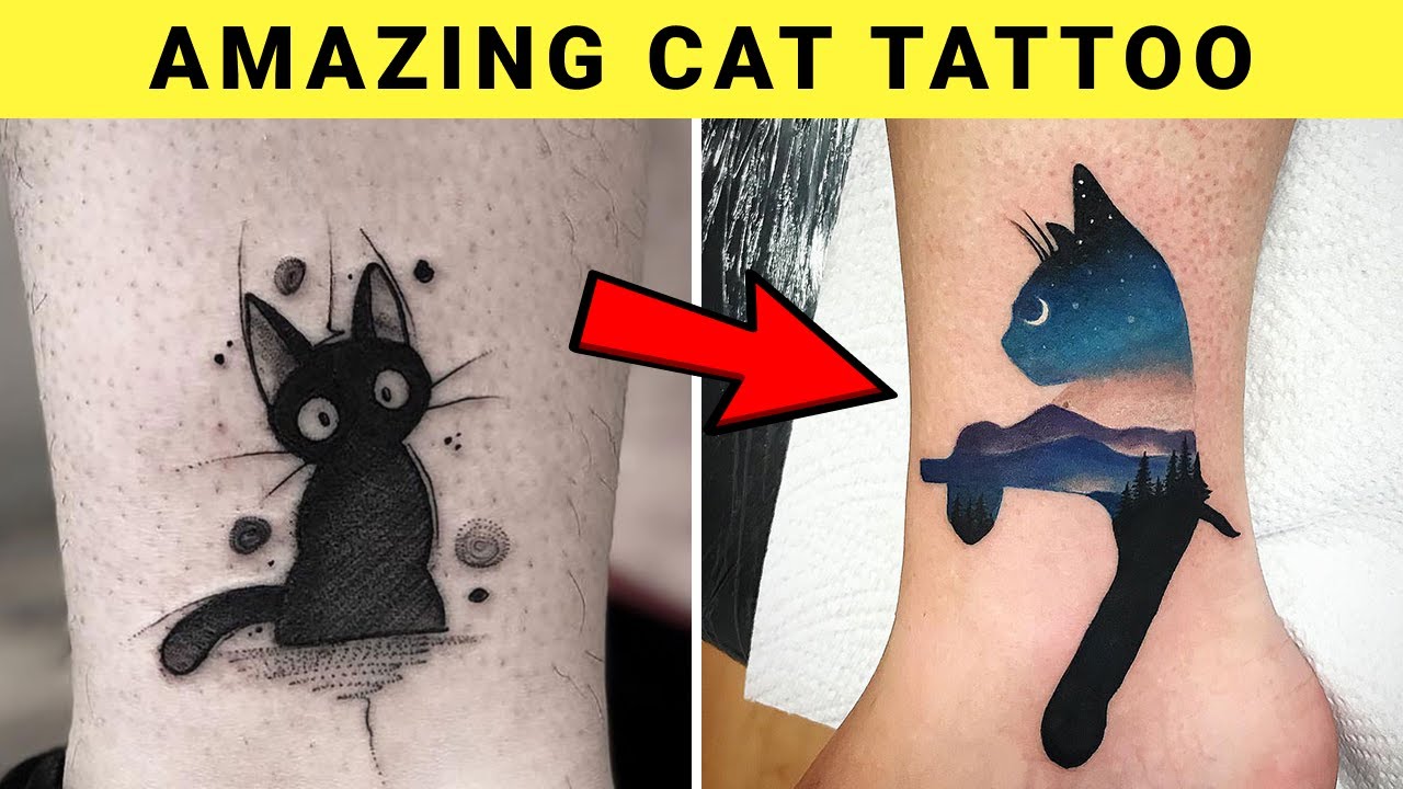 Amazing Cat Tattoos For Cat Lovers | You Have Never Seen Before
