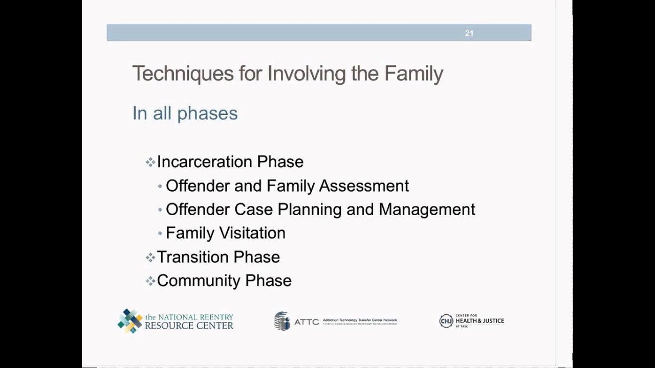 Reentry Planning to Support Post Release Engagement and Retention in Community Treatment 20130822 18