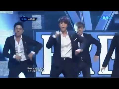 120726 Super Junior - Sexy, Free & Single LIVE @ Mnet M! Countdown