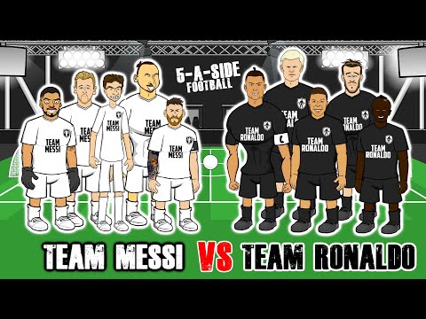 ⚽️5-A-SIDE MESSI vs RONALDO!⚽️ Feat Mbappe, Zlatan, Haaland, Mbappe & more! Frontmen Season 1.11