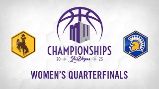 HIGHLIGHTS: #10 San José State vs #2 Wyoming Women's Basketball 3/6/23
