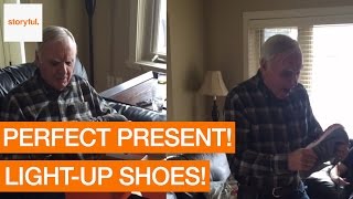 This Dad is Ecstatic About his new Light-Up Sneakers (Storyful, Feel Good)