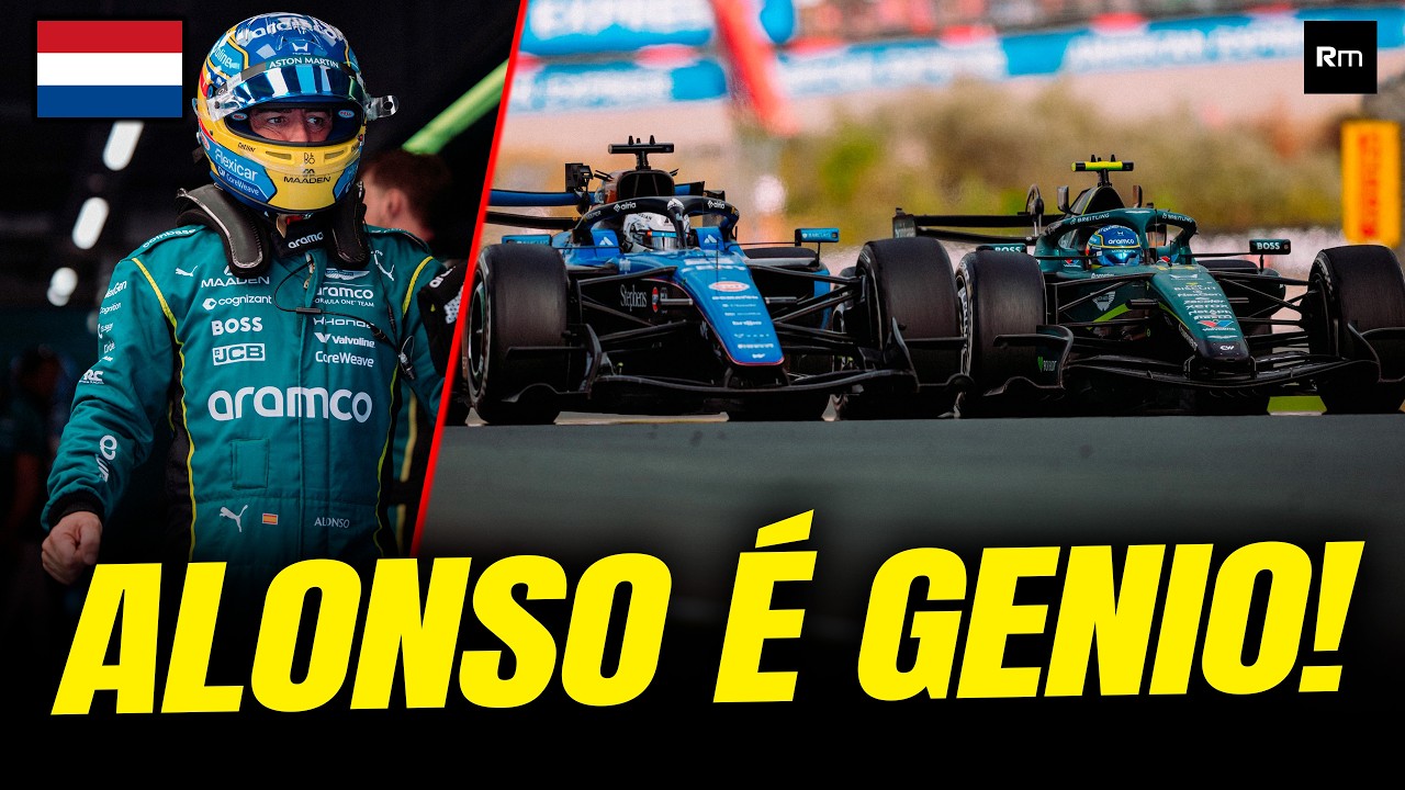 ALONSO É GENIO! QUEM DISCORDA SE PERDEU NO PERSONAGEM... GP HOLANDA