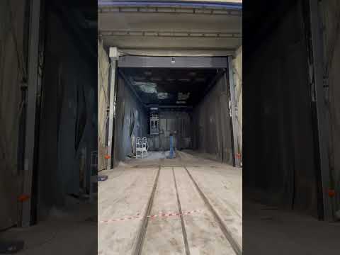 Fold-up high-speed industrial door system