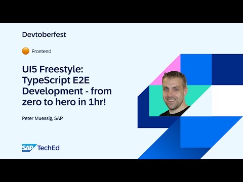 🟠 UI5 Freestyle: TypeScript E2E Development - from zero to hero in 1hr!