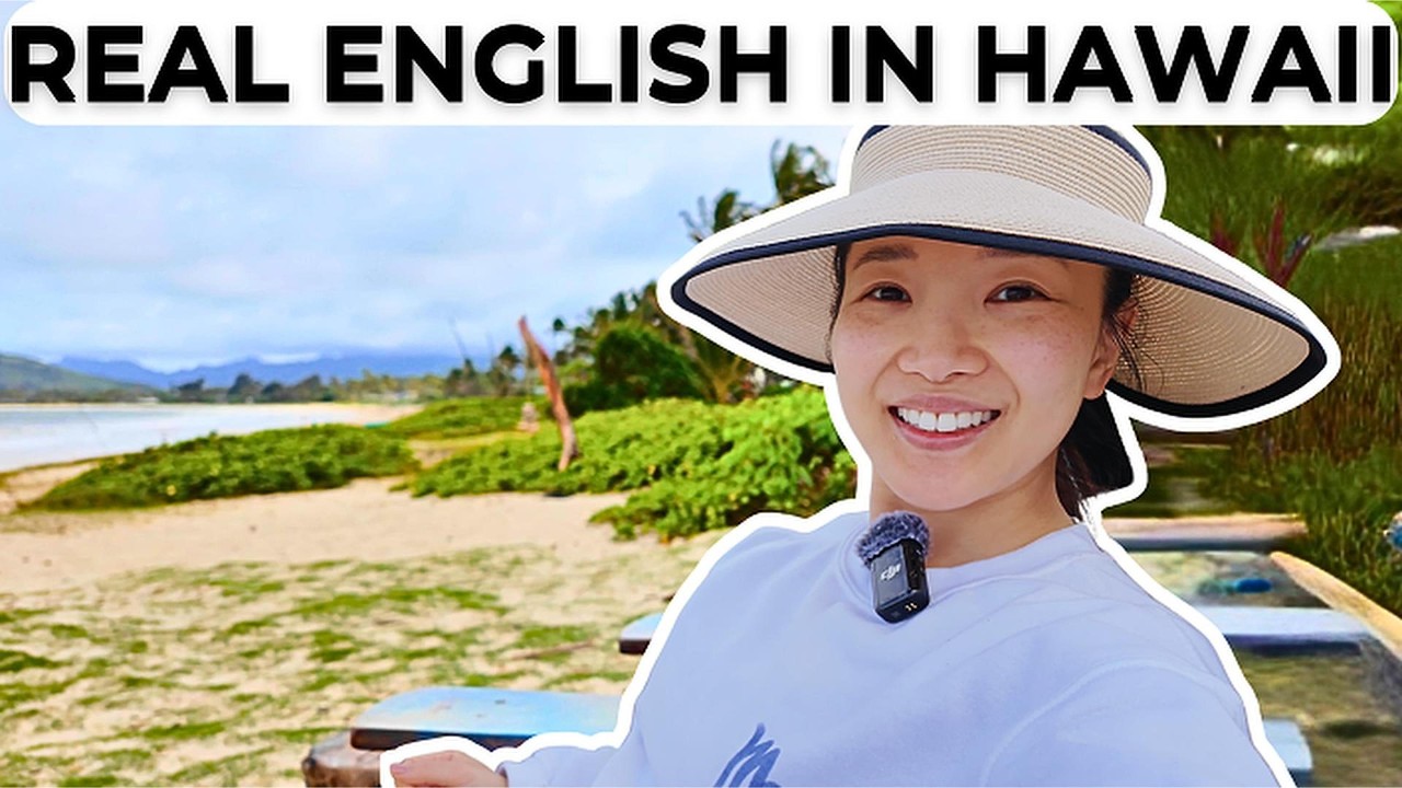 Relaxing in Hawaii in Slow English | Everyday Vocabulary