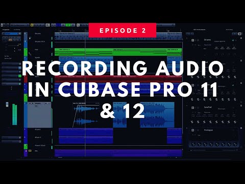 How to Record Audio/ Vocals in Cubase Pro 11 and 12