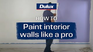 How To Paint Interior Walls with Dulux Paint