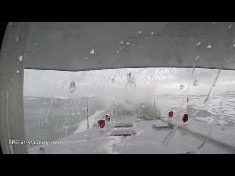 FPB 64 Grey Wolf Tests Survival Tactics Off the Needles In Breaking Seas