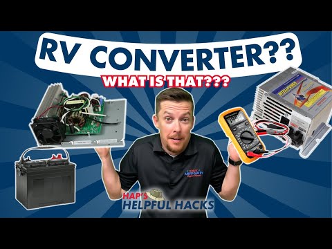 What is an RV convertor and how do I test it for operation?