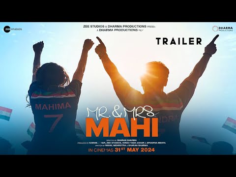 Mr. And Mrs. Mahi Official Trailer