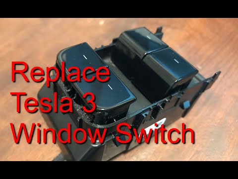 Replace Window Switches in a Tesla Model 3