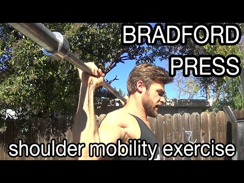How to perform the BRADFORD PRESS - Shoulder Exercise Tutorial