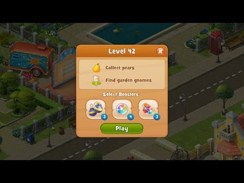 Gardenscapes Level 42 HD 1080p