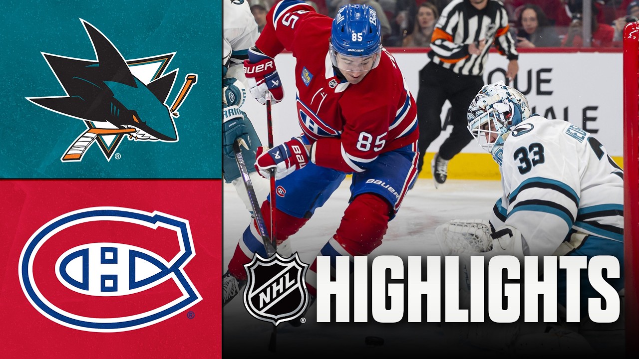 Sharks vs. Canadiens | NHL Highlights | March 14, 2026