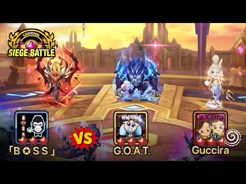 Beating the MOLLY META in a LEGEND SIEGE vs GOAT & Guccira! - Summoner's War