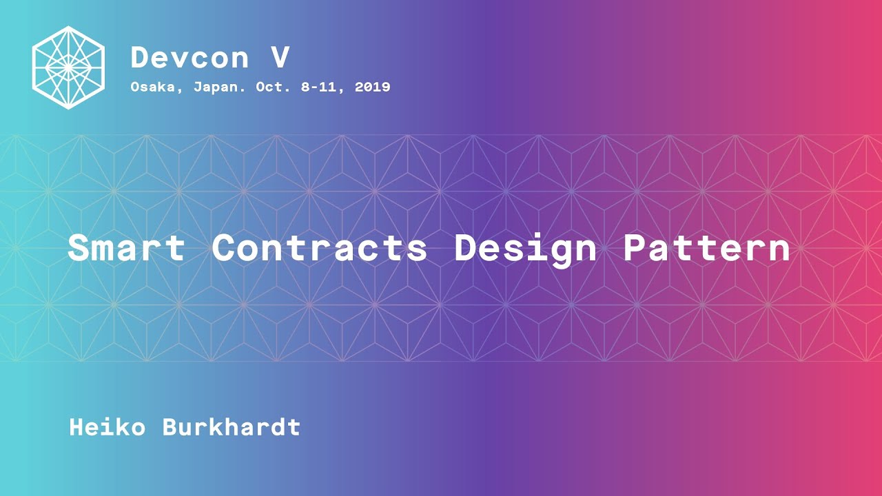 Smart Contracts Design Pattern preview
