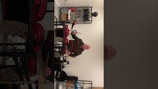Dave playing drums