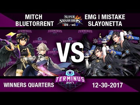 [SSB4] Terminus 2017 (Doubles): Mitch + BlueTorrent vs EMG | Mistake + Slayonetta (Winners Quarters)