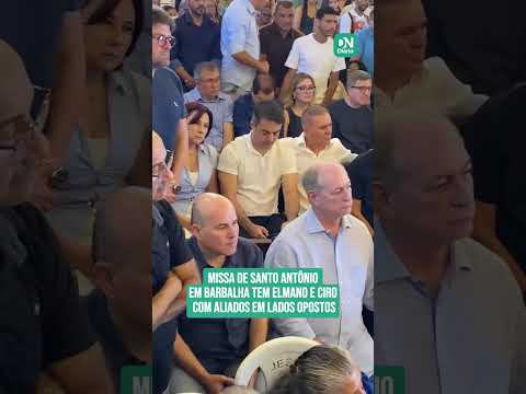 Missa de Santo Antônio, em Barbalha, tem Elmano e Ciro com aliados em lados opostos