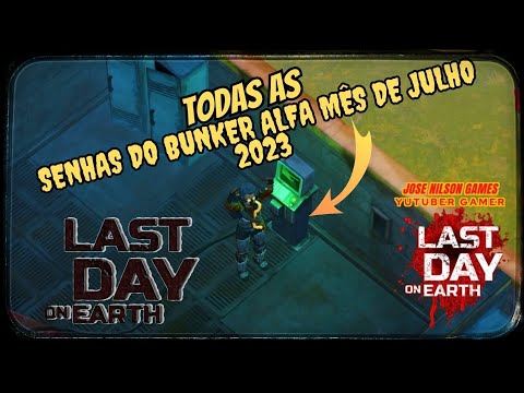 Senhas do bunker alfa do mês de julho 2023 Last day on earth survival  #lastdayonearthsurvival