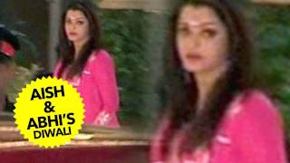 Aishwarya Rai & Abhishek Bachchan's DIWALI Celebrations!