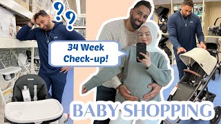 34 Week Check-up + BABY Shopping! Omaya Zein
