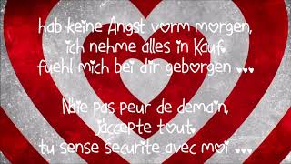 Sarah Lombardi nur mit Dir    deutsch french Lyric Video