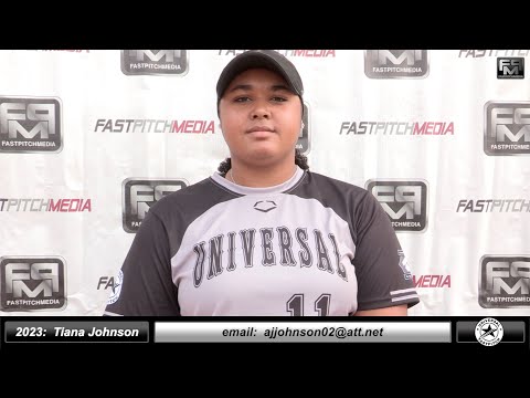 2023 Tiana Johnson Committed Chico State Power Hitting 1st & 3rd Base Softball Skills Video