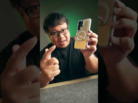 Samsung Shockproof Case, Color-Changing Reflective Finish, with 360-Degree Magnetic Ring Stand