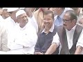 Rapprochement complete. Kejriwal shares stage.