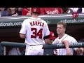 PHI WSH Harper Papelbon Separated After Dispute