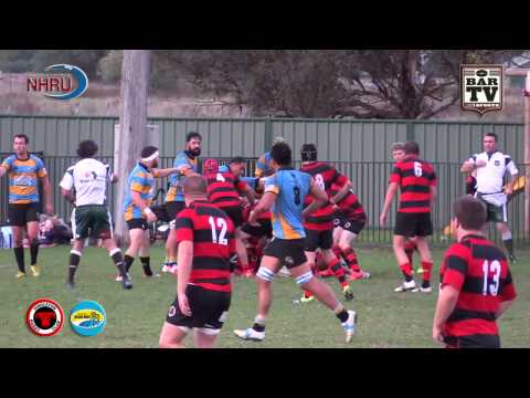 2015 NHRU Round 7 Premier 1 Highlights - Singleton v Southern Beaches