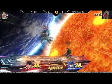 (5/20/16) Loser's R7: PH_QT vs. P2W Doom Bot - Smash Wii-U Singles