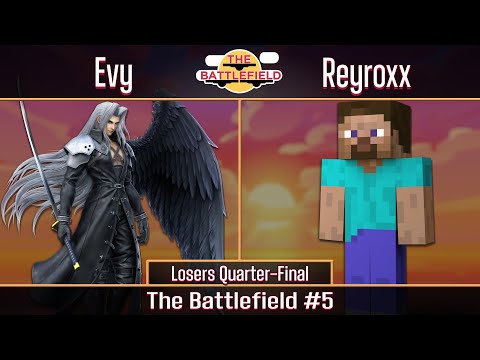 TBF # 05 | Evy (Sephiroth) vs Reyroxx (Steve) | Losers Quarters | SSBU Ultimate Tournament
